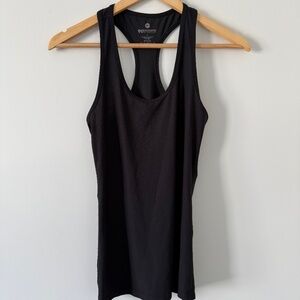 Plain Black Racerback Workout Tank (size small)